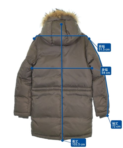 J.LINDEBERG（ジェイリンドバーグ）ダウンコート カーキ サイズ:M メンズ/2200680381019