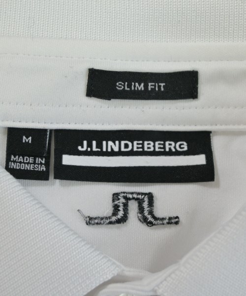 J.LINDEBERG（ジェイリンドバーグ）ポロシャツ 白 サイズ:M メンズ/2200709056058