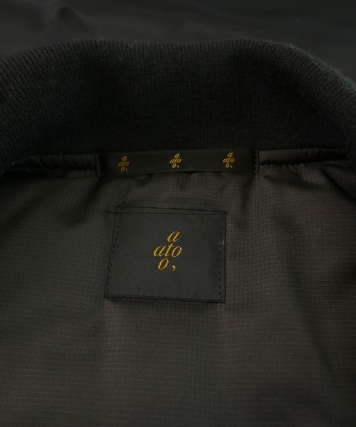 ato（アトウ）ミリタリーブルゾン 黒 サイズ:48(L位) メンズ/2200621644012