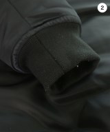 ato（アトウ）ミリタリーブルゾン 黒 サイズ:48(L位) メンズ/2200621644012