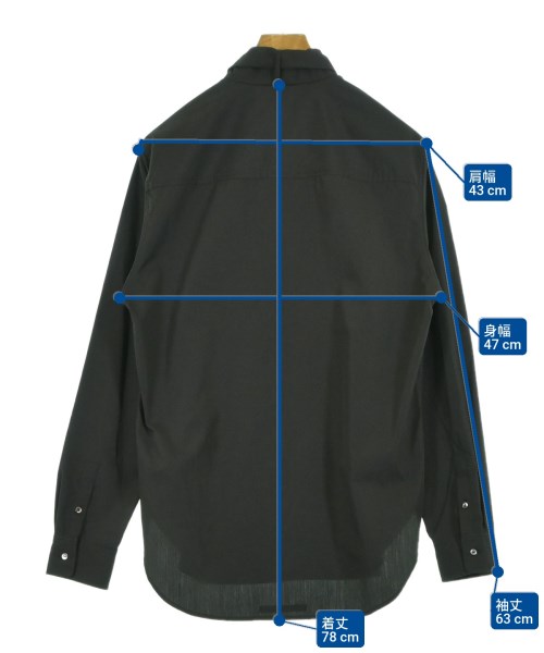 ato（アトウ）カジュアルシャツ 黒 サイズ:46(M位) メンズ/2200620340878