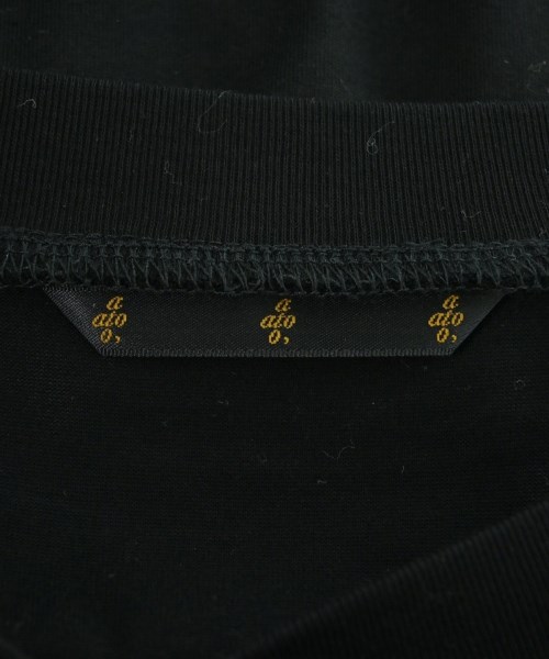 ato（アトウ）Tシャツ・カットソー 黒 サイズ:46(M位) メンズ/2200621909142