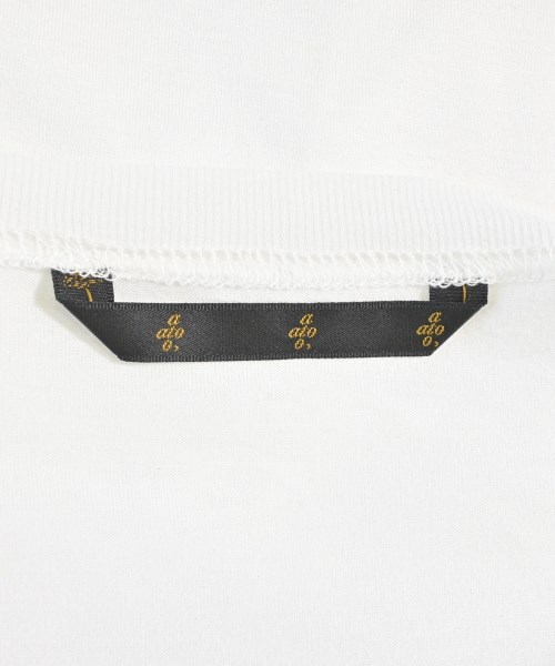 ato（アトウ）Tシャツ・カットソー 白 サイズ:48(L位) メンズ/2200621909302