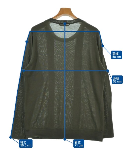 ato（アトウ）ニット・セーター カーキ サイズ:-(M位) メンズ/2200661827130