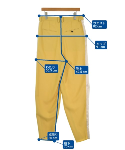 ato（アトウ）スラックス 黄 サイズ:-(L位) メンズ/2200661837672