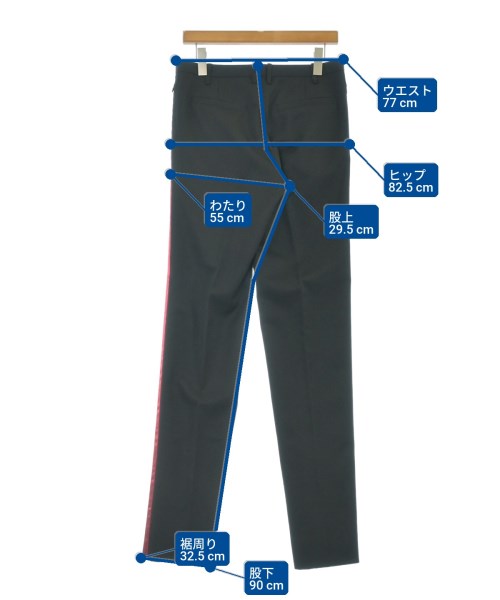 ato（アトウ）スラックス 黒 サイズ:46(M位) メンズ/2200667196582