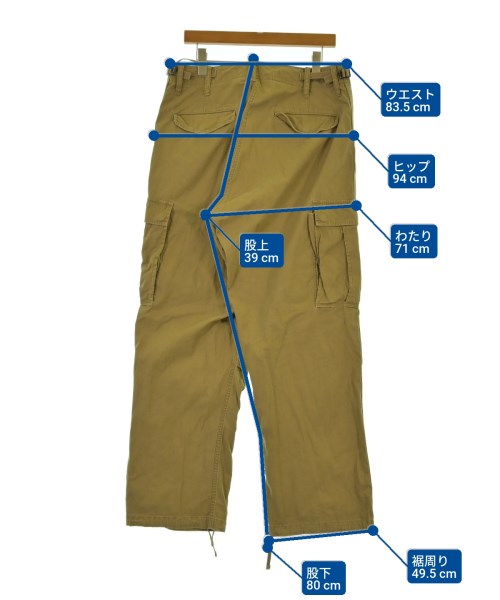 NIGEL CABOURN（ナイジェルケーボン）カーゴパンツ ベージュ サイズ:34(XXS位) メンズ/2200642930040