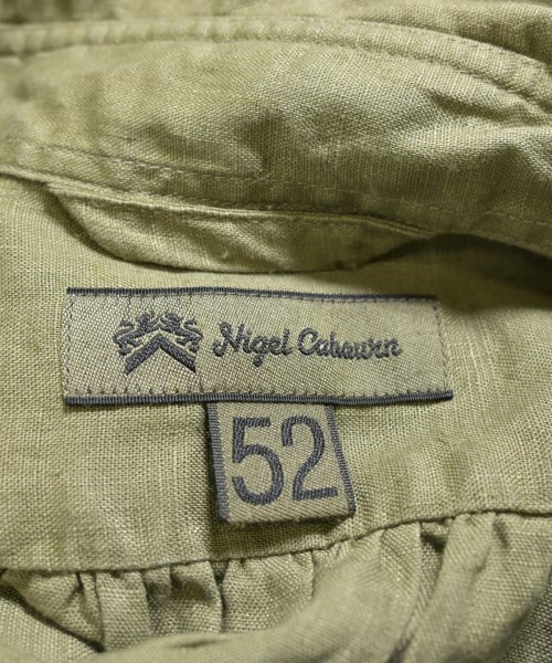 NIGEL CABOURN（ナイジェルケーボン）カジュアルシャツ カーキ サイズ:52(XL位) メンズ/2200634641060