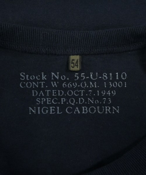 NIGEL CABOURN（ナイジェルケーボン）Tシャツ・カットソー 紺 サイズ:54(XXL位) メンズ/2200634641121