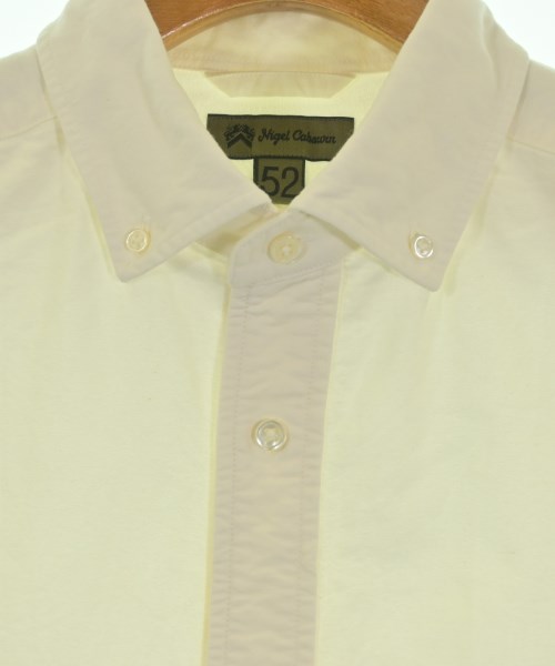 NIGEL CABOURN（ナイジェルケーボン）カジュアルシャツ 白 サイズ:52(XL位) メンズ/2200617391036