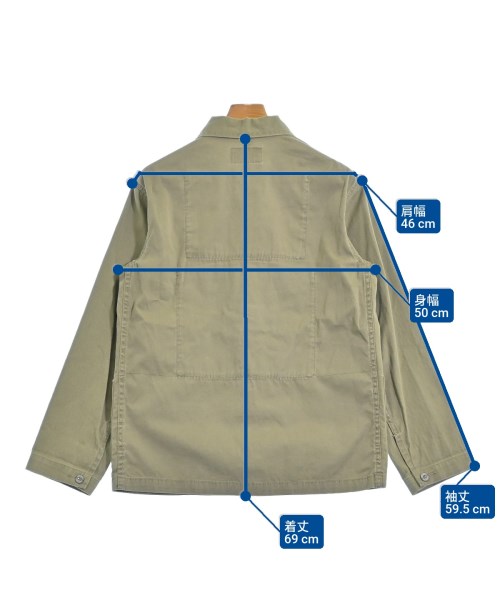 NIGEL CABOURN（ナイジェルケーボン）カバーオール カーキ サイズ:44(S位) メンズ/2200629500037