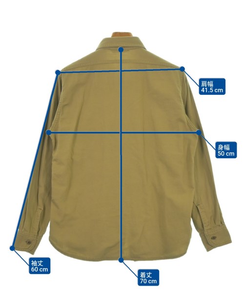 NIGEL CABOURN（ナイジェルケーボン）カジュアルシャツ ベージュ サイズ:46(M位) メンズ/2200632950133