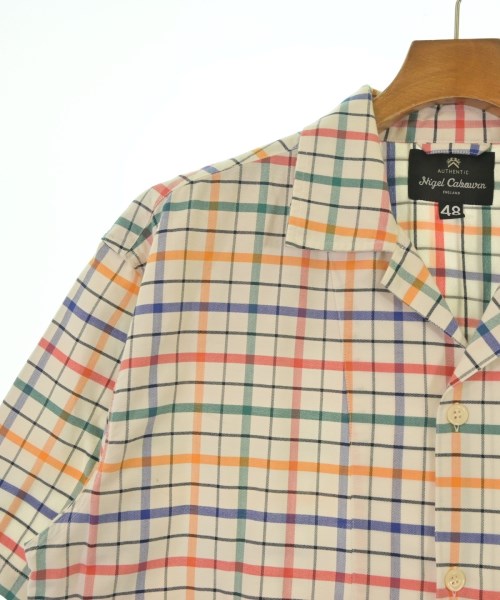 NIGEL CABOURN（ナイジェルケーボン）カジュアルシャツ 白 サイズ:48(L位) メンズ/2200632950188