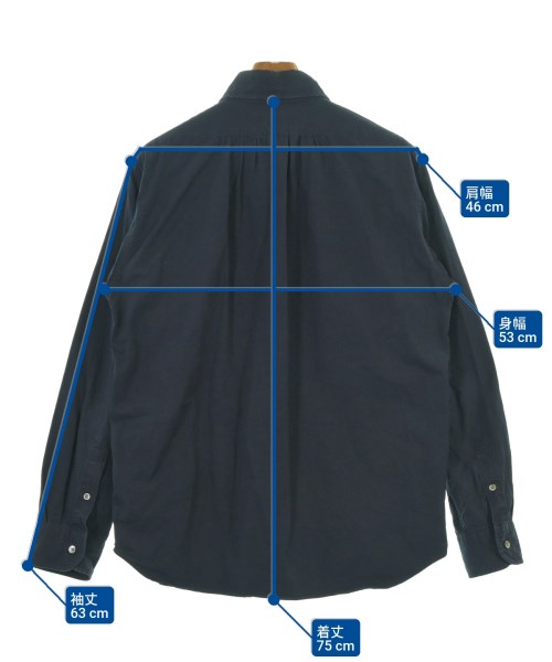 NIGEL CABOURN（ナイジェルケーボン）カジュアルシャツ 紺 サイズ:48(L位) メンズ/2200632950232