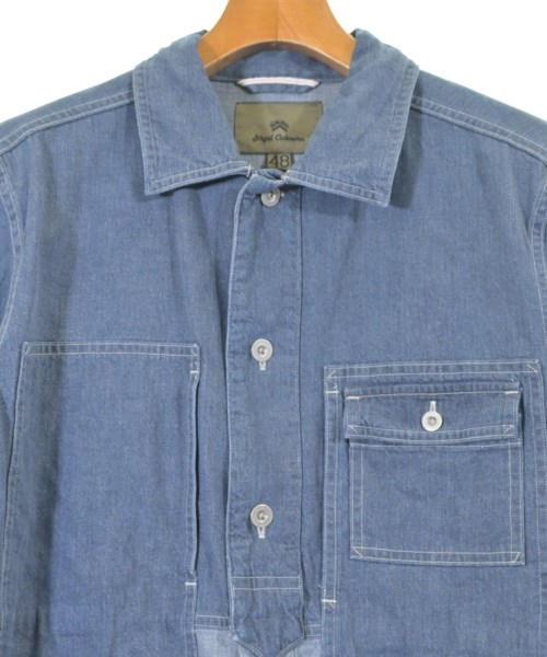 NIGEL CABOURN（ナイジェルケーボン）カジュアルシャツ 青 サイズ:48(L位) メンズ/2200615053035