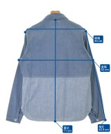 NIGEL CABOURN（ナイジェルケーボン）カジュアルシャツ 青 サイズ:48(L位) メンズ/2200615053035