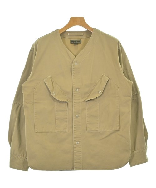 NIGEL CABOURN(ナイジェルケーボン)カジュアルシャツ ベージュ サイズ:48(L位)/2200673748324