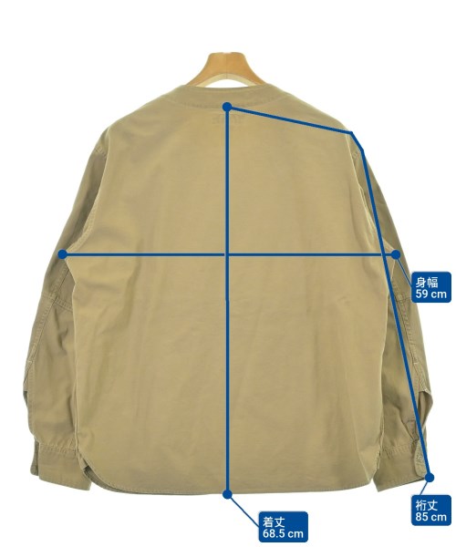 NIGEL CABOURN（ナイジェルケーボン）カジュアルシャツ ベージュ サイズ:48(L位) メンズ/2200673748324