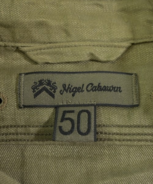 NIGEL CABOURN（ナイジェルケーボン）カジュアルシャツ カーキ サイズ:50(XL位) メンズ/2200678290095