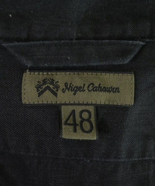 NIGEL CABOURN（ナイジェルケーボン）カジュアルシャツ 黒 サイズ:48(L位) メンズ/2200675502016