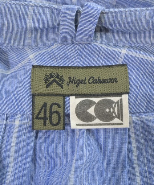 NIGEL CABOURN（ナイジェルケーボン）カジュアルシャツ 青 サイズ:46(M位) メンズ/2200674710238