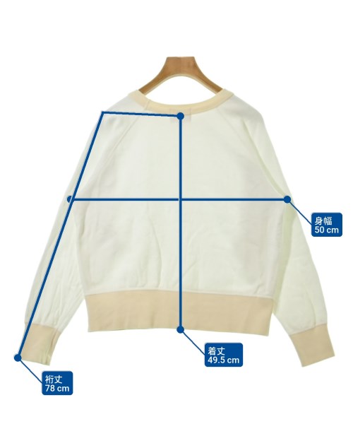 NIGEL CABOURN（ナイジェルケーボン）スウェット 白 サイズ:8(M位) レディース/2200692938164