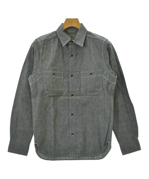 NIGEL CABOURN(ナイジェルケーボン)カジュアルシャツ 紺 サイズ:44(S位)/2200692938591