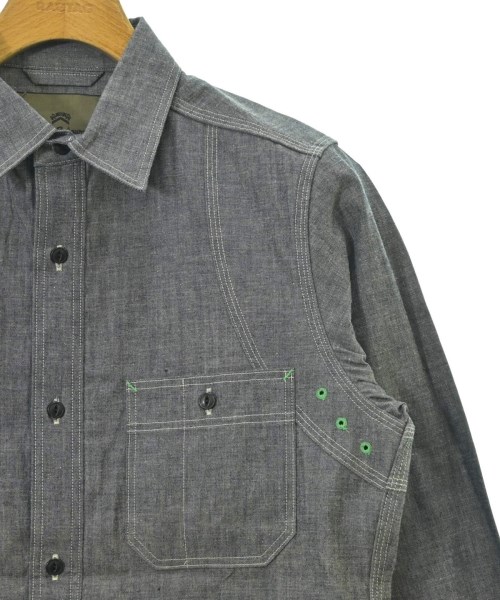 NIGEL CABOURN（ナイジェルケーボン）カジュアルシャツ 紺 サイズ:44(S位) メンズ/2200692938591