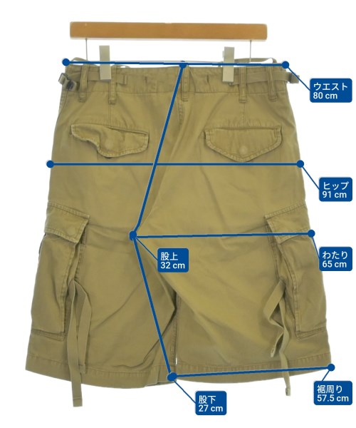 NIGEL CABOURN（ナイジェルケーボン）ショートパンツ ベージュ サイズ:32(L位) メンズ/2200696366055