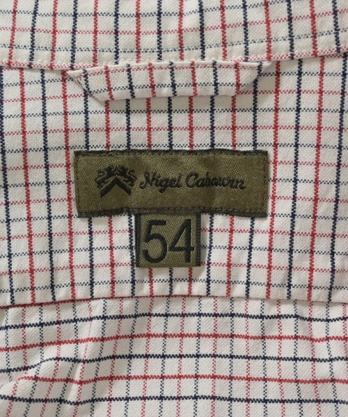 NIGEL CABOURN（ナイジェルケーボン）カジュアルシャツ 白 サイズ:54(XXL位) メンズ/2200698376281