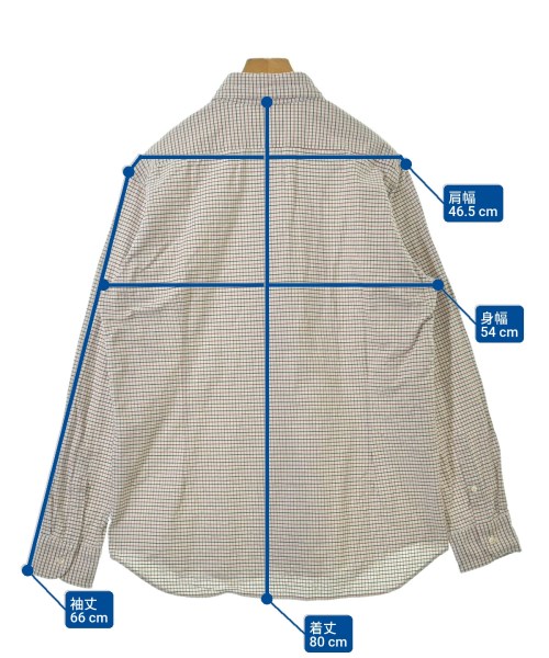 NIGEL CABOURN（ナイジェルケーボン）カジュアルシャツ 白 サイズ:54(XXL位) メンズ/2200698376281