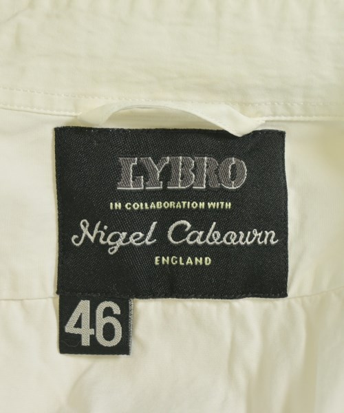 NIGEL CABOURN（ナイジェルケーボン）カジュアルシャツ 白 サイズ:46(M位) メンズ/2200698376663