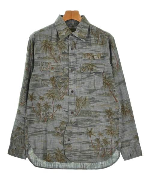 NIGEL CABOURN(ナイジェルケーボン)カジュアルシャツ 青 サイズ:46(M位)/2200694374021