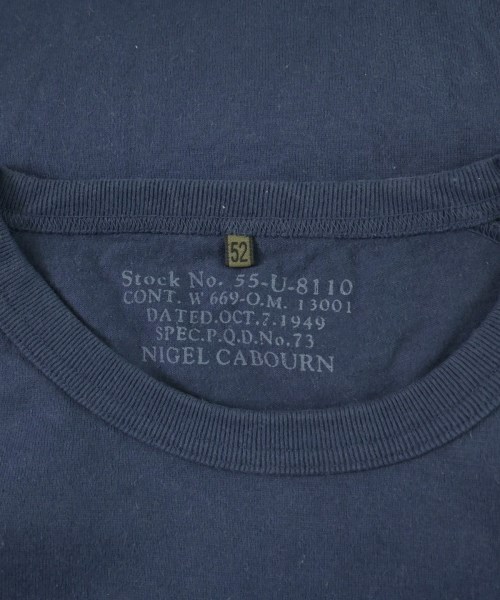 NIGEL CABOURN（ナイジェルケーボン）Tシャツ・カットソー 紺 サイズ:52(XXL位) メンズ/2200699420242