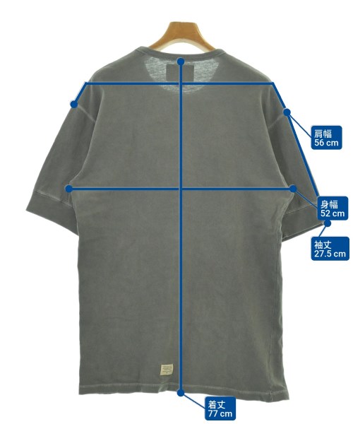 NIGEL CABOURN（ナイジェルケーボン）Tシャツ・カットソー グレー サイズ:XXL メンズ/2200699420259
