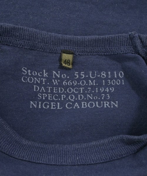 NIGEL CABOURN（ナイジェルケーボン）Tシャツ・カットソー 紺 サイズ:48(L位) メンズ/2200699420389