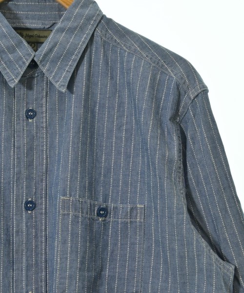 NIGEL CABOURN（ナイジェルケーボン）カジュアルシャツ 青 サイズ:52(XXL位) メンズ/2200646221021