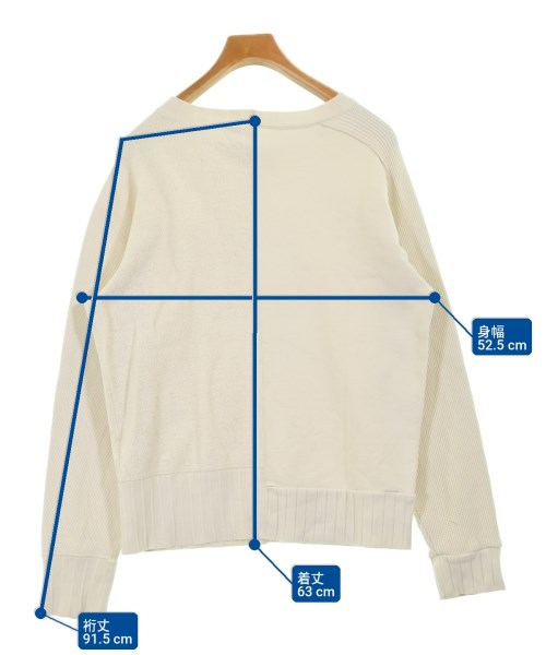 NIGEL CABOURN（ナイジェルケーボン）スウェット 白 サイズ:50(XL位) メンズ/2200714944050