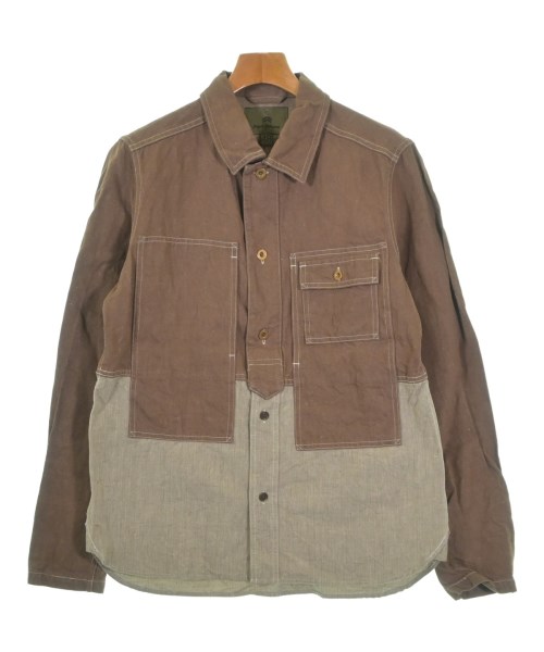NIGEL CABOURN(ナイジェルケーボン)カジュアルシャツ 茶 サイズ:48(L位)/2200647778036