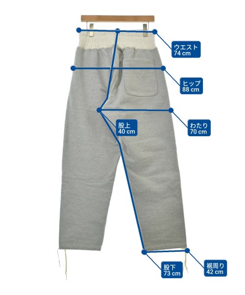 NIGEL CABOURN（ナイジェルケーボン）スウェットパンツ グレー サイズ:34(XL位) メンズ/2200649386109