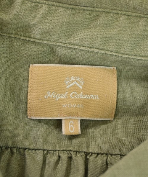 NIGEL CABOURN（ナイジェルケーボン）カジュアルシャツ カーキ サイズ:6(S位) レディース/2200638638059