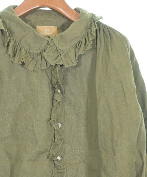 NIGEL CABOURN（ナイジェルケーボン）カジュアルシャツ カーキ サイズ:6(S位) レディース/2200638638059