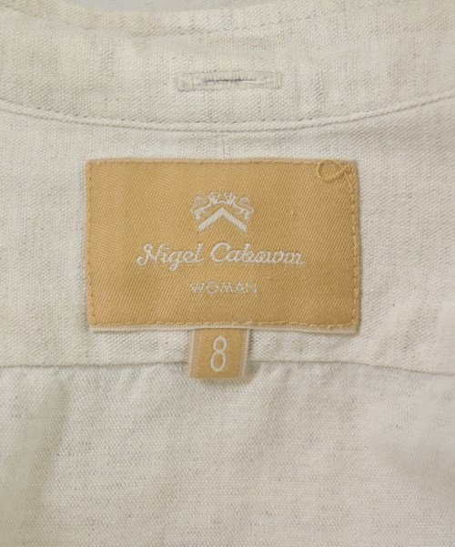 NIGEL CABOURN（ナイジェルケーボン）カジュアルシャツ 白 サイズ:8(M位) レディース/2200638638066