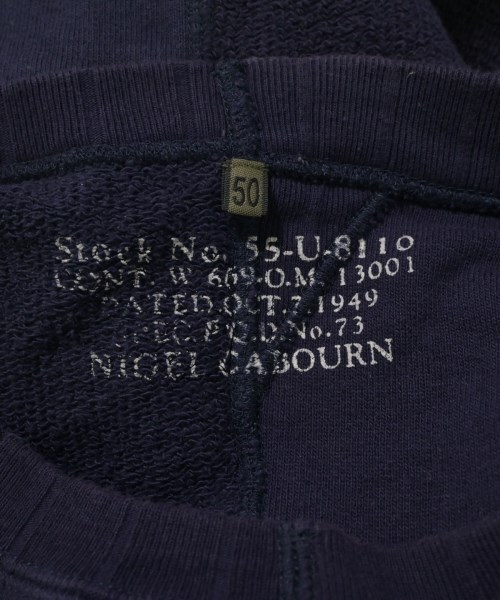 NIGEL CABOURN（ナイジェルケーボン）スウェット 紺 サイズ:50(XL位) メンズ/2200704719040