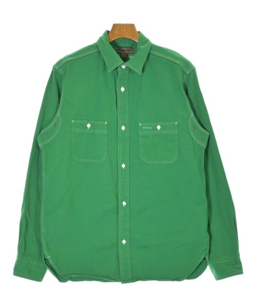 NIGEL CABOURN(ナイジェルケーボン)カジュアルシャツ 緑 サイズ:50(XL位)/2200704719064
