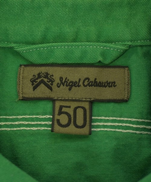NIGEL CABOURN（ナイジェルケーボン）カジュアルシャツ 緑 サイズ:50(XL位) メンズ/2200704719064