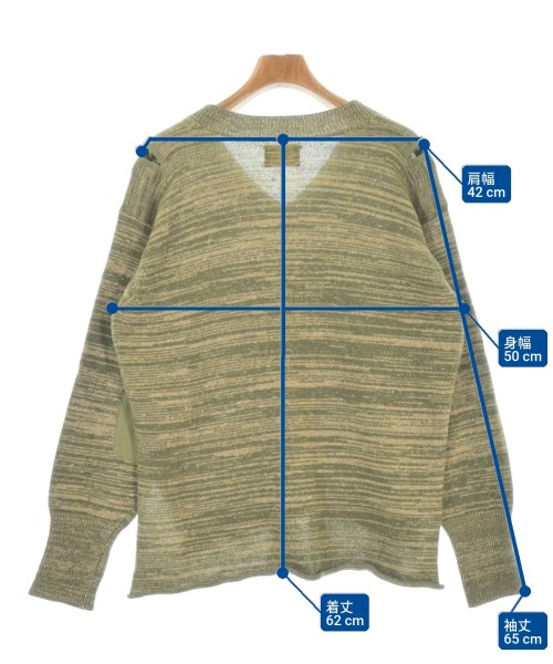 NIGEL CABOURN（ナイジェルケーボン）ニット・セーター カーキ サイズ:F レディース/2200702218200