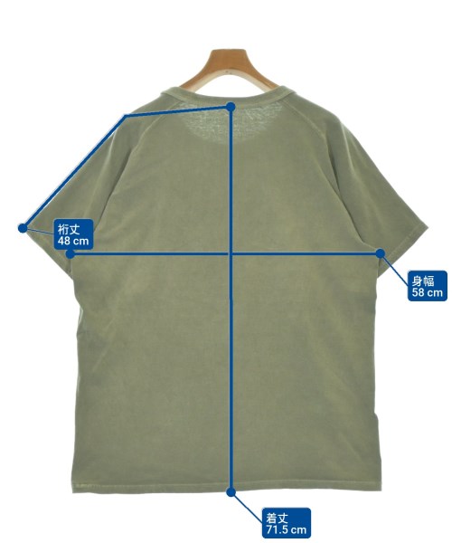 NIGEL CABOURN（ナイジェルケーボン）Tシャツ・カットソー カーキ サイズ:52(XXL位) メンズ/2200664202071