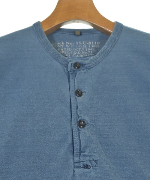NIGEL CABOURN（ナイジェルケーボン）Tシャツ・カットソー 青 サイズ:48(L位) メンズ/2200664202088