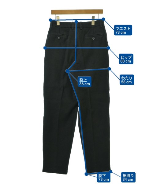 NIGEL CABOURN（ナイジェルケーボン）スラックス 黒 サイズ:30(M位) メンズ/2200670280056